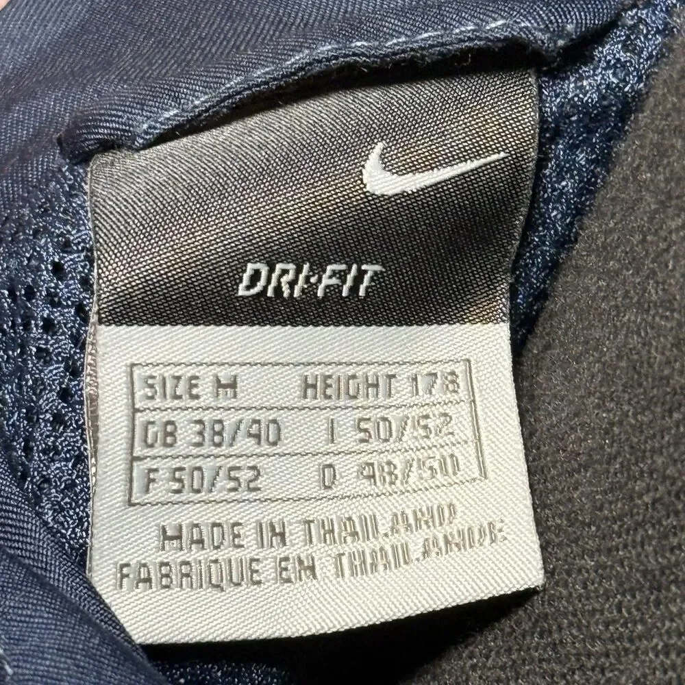 Vintage Nike Men’s Jacket Size Medium Navy Blue Dri-Fit